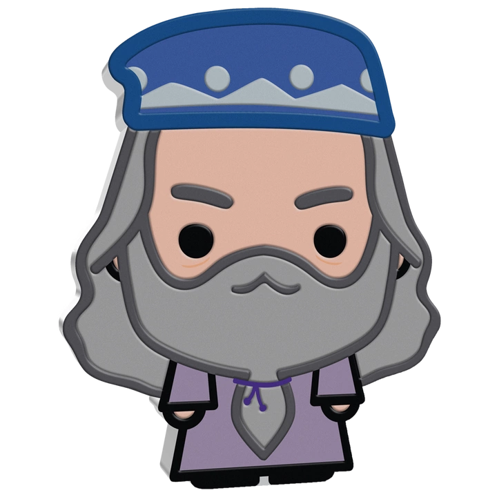 Niue: Harry Potter - Dumbledore Chibi Coin kolorowany 1 uncja Srebra 2020 Proof