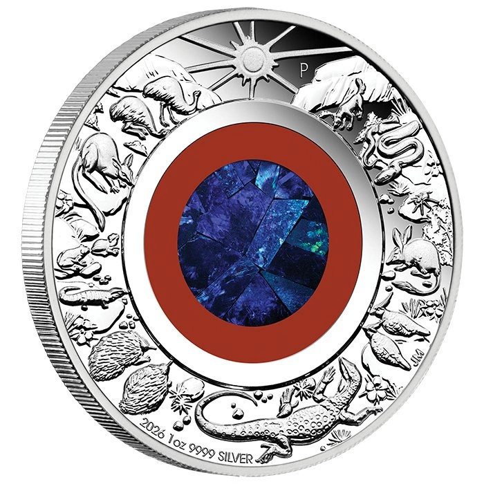 Perth Mint: Lunar III - Rok Konia 1 uncja Srebra 2026 Proof Opal