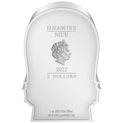 Niue: Star Wars - Krrsantan Chibi Coin kolorowany 1 uncja Srebra 2022 Proof