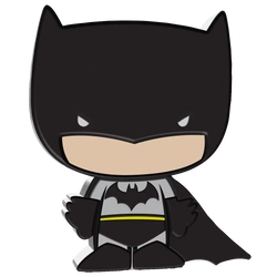 Niue: DC Comics - Batman Chibi Coin kolorowany 1 uncja Srebra 2020 Proof