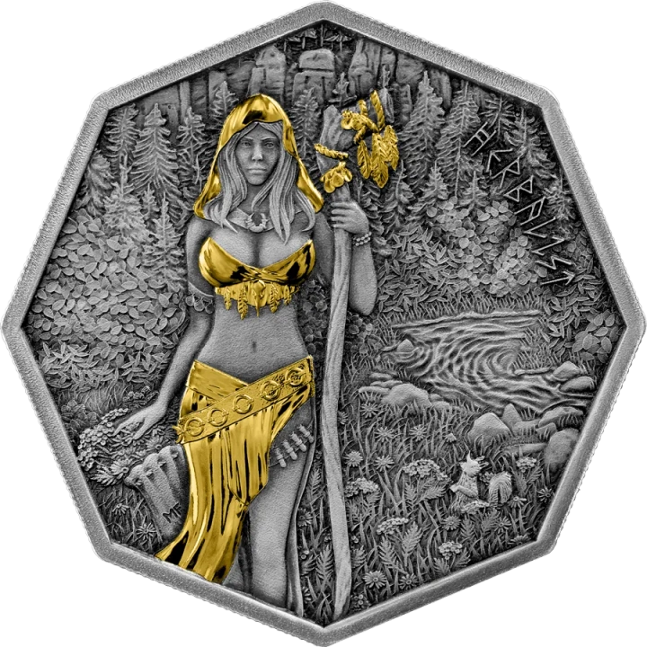 Witchcraft - Herbalist Ritual pozłacany 1 uncja Srebra 2025