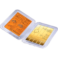 Sztabka Valcambi 20 x 1 gram Złota CombiBar