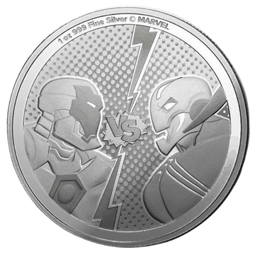 Niue: Marvel - Iron Man vs. Ultron 1 uncja Srebra 2025