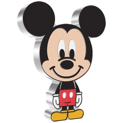 Niue: Disney - Mickey Chibi Coin kolorowany 1 uncja Srebra 2021 Proof
