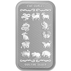 Sztabka Pamp Year of the Snake 5 uncji Srebra 2025