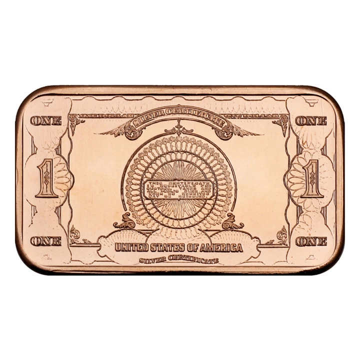 Sztabka Trump 45 Banknote 1 uncja Miedzi