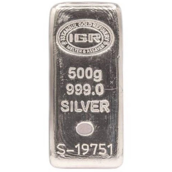Sztabka IGR 500 gramów Srebra