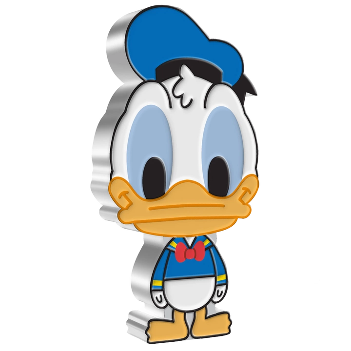 Niue: Disney - Donald Chibi Coin kolorowany 1 uncja Srebra 2021 Proof