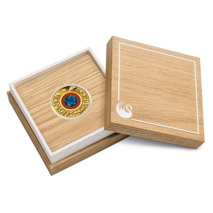 Wonders of Australia: The Outback 1 uncja Złota 2026 Opal Proof