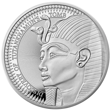Tutankhamun Discovery 100. rocznica £5 Srebro 2022 Proof