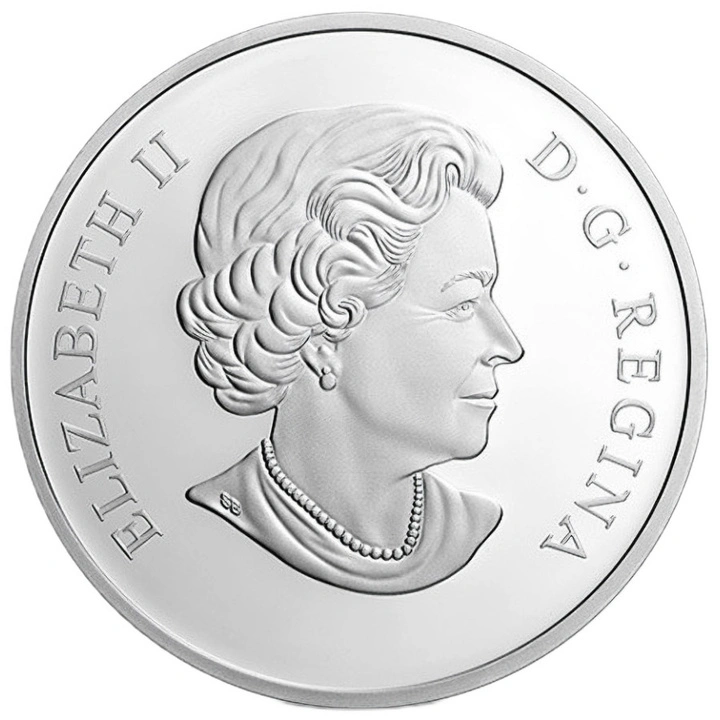 Nature's Impressions: Woodland Caribou 1 uncja Srebra 2017 Proof