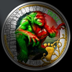 Mythical Creatures: Troll - Guardian of Legend  3 Euro Miedzionikiel 2025