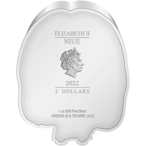 Niue: Friends - Phoebe Chibi Coin kolorowany 1 uncja Srebra 2022 Proof