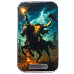 Sztabka Scottsdale Mint - Headless Cowbowy kolorowana 1 uncja Srebra 2025