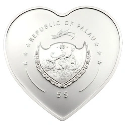 Palau: 5$ Everything for You 1 uncja Srebra 2009 Shaped Coin
