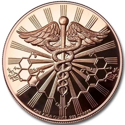 Cannabis Hippie Design 1 uncja Miedzi