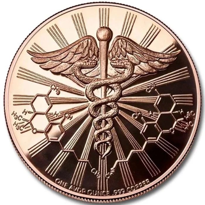 Cannabis Hippie Design 1 uncja Miedzi