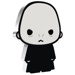 Niue: Harry Potter - Voldemort Chibi Coin kolorowany 1 uncja Srebra 2021 Proof
