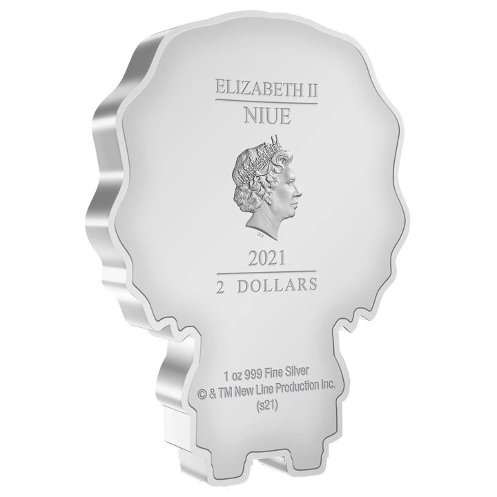 Niue: The Lord of the Rings - Aragorn Chibi Coin kolorowany 1 uncja Srebra 2021 Proof