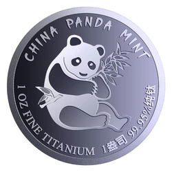 Chińska Panda 1 Uncja Tytanu 2026