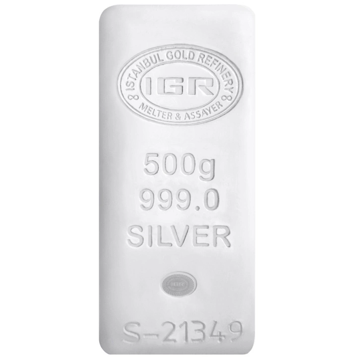 Sztabka IGR 500 gramów Srebra