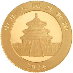 Chińska Panda 3 gramy Złota 2026