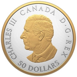 Canada: Peace Dollar pozłacany $50 Srebro 2026 Proof