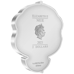Niue: Disney - Snow White Chibi Coin kolorowany 1 uncja Srebra 2021 Proof