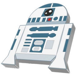 Niue: Star Wars - R2D2 Chibi Coin kolorowany 1 uncja Srebra 2020 Proof