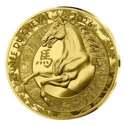 Francja: Rok Konia 1/4 Uncji Złota 2026 Proof
