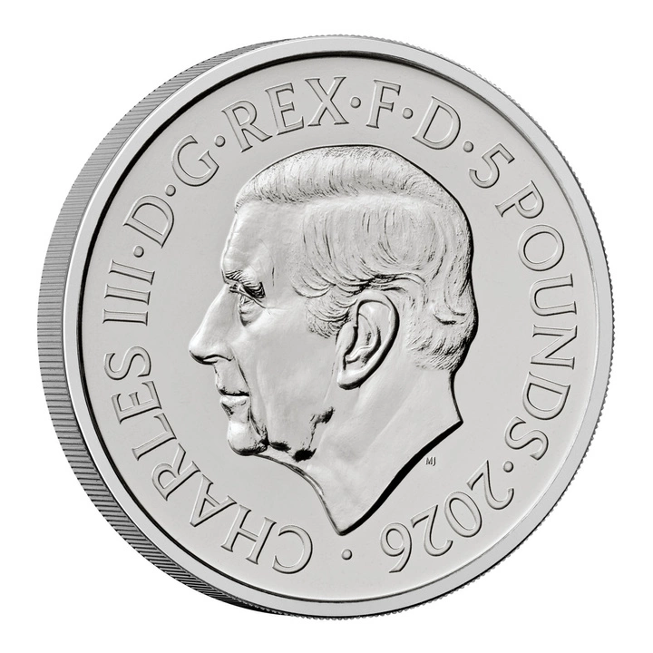 Portraits of Queen Elizabeth II - The Second Effigy £5 Miedzionikiel 2026