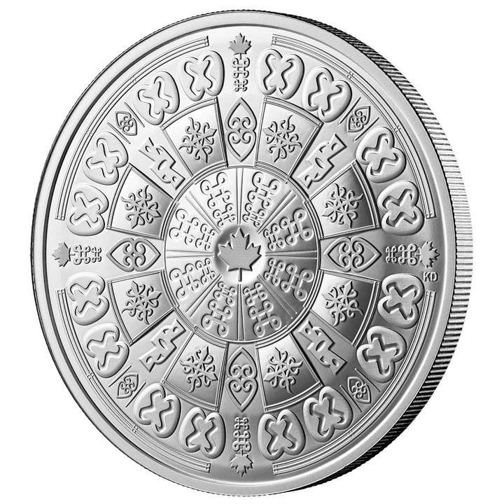 Canada: Commemorating Black History - Adinkra Symbols 1 uncja Srebra 2026 Proof