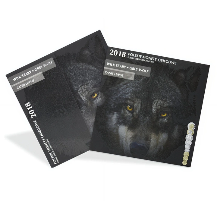 Polskie Monety Obiegowe "Wilk" - zestaw monet 1 gr - 5 zł 2018