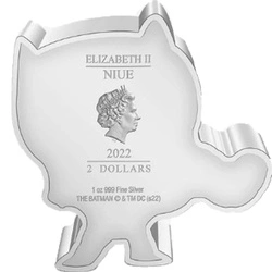 Niue: The Batman - Catwoman Chibi Coin kolorowany 1 uncja Srebra 2022 Proof