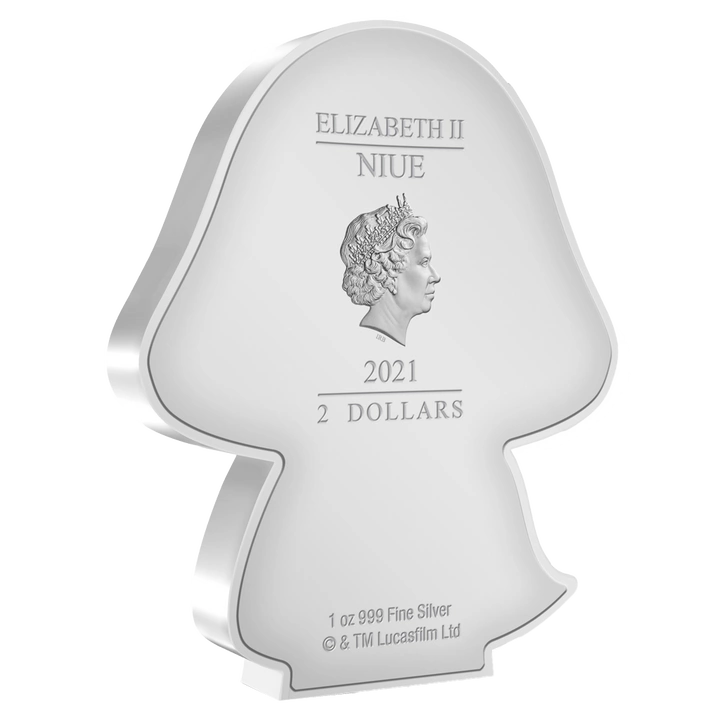 Niue: Star Wars - Kylo Ren Chibi Coin kolorowany 1 uncja Srebra 2021 Proof