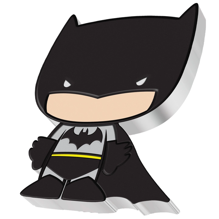 Niue: DC Comics - Batman Chibi Coin kolorowany 1 uncja Srebra 2020 Proof