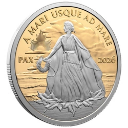 Canada: Peace Dollar 1 uncja Złota 2026 Platinum Proof