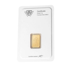 Metalor: Sztabka 2 gramy Złota