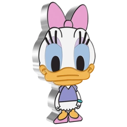 Niue: Disney - Daisy Chibi Coin kolorowany 1 uncja Srebra 2021 Proof