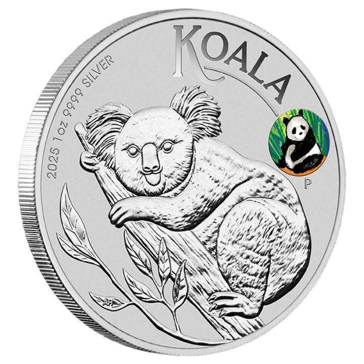 Koala 1 uncja Srebra 2025 Panda Privy Mark (Beijing International Coin Exposition)