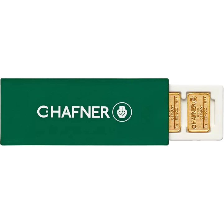 Zestaw sztabek C. Hafner SmartBox 25 x 1 gram Złota