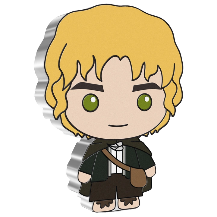 Niue: The Lord of the Rings - Samwise Chibi Coin kolorowany 1 uncja Srebra 2021 Proof