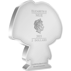 Niue: Halo - Cortana Chibi Coin kolorowany 1 uncja Srebra 2021 Proof