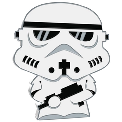 Niue: Star Wars - Stormtrooper Chibi Coin kolorowany 1 uncja Srebra 2020 Proof