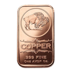Sztabka Buffalo 1 uncja Miedzi
