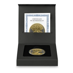 Mythical Forest: Yggdrasil Goldenleaf pozłacana 1 uncja Srebra 2025 Black Ruthenium