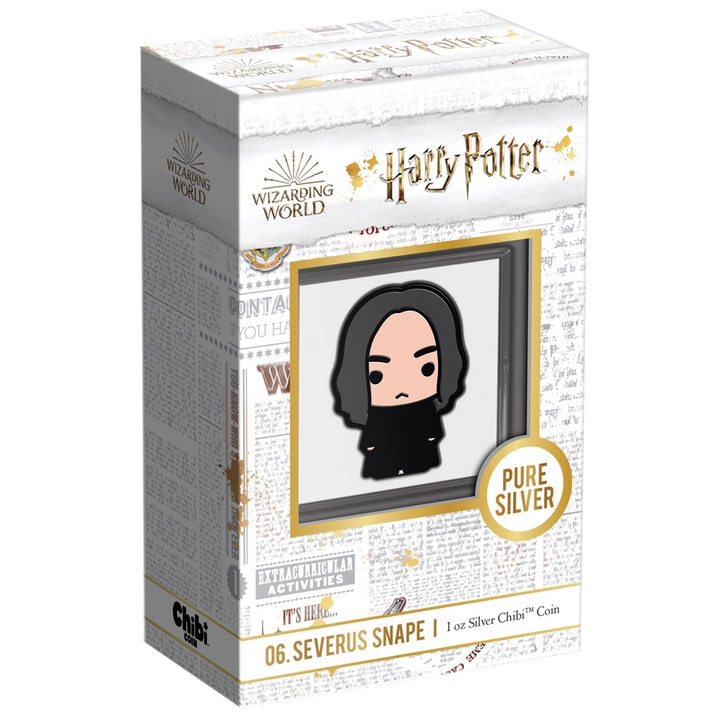 Niue: Harry Potter - Snape Chibi Coin kolorowany 1 uncja Srebra 2021 Proof
