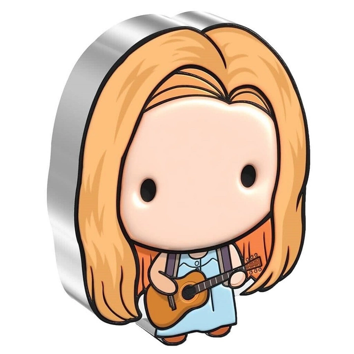 Niue: Friends - Phoebe Chibi Coin kolorowany 1 uncja Srebra 2022 Proof