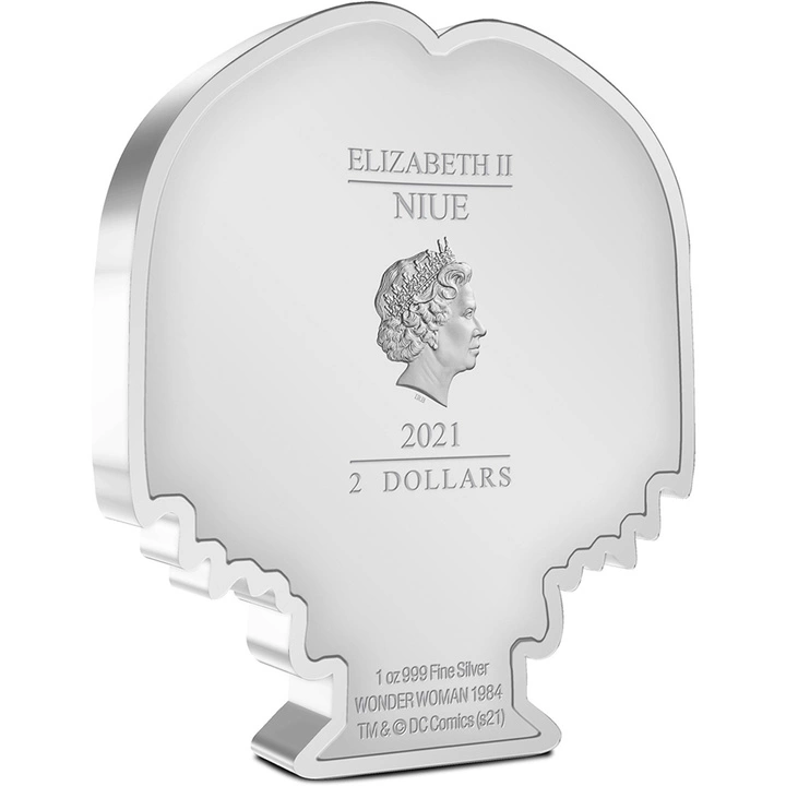 Niue: DC Comics - Cheetah Chibi Coin kolorowany 1 uncja Srebra 2021 Proof