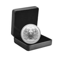 Canada: Heraldic Lion $50 Srebro 2025 Proof High Relief